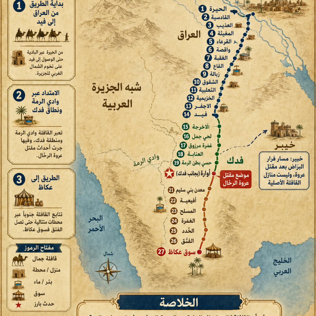 لطيمة النعمان وإجارتها بعروة  الرحال