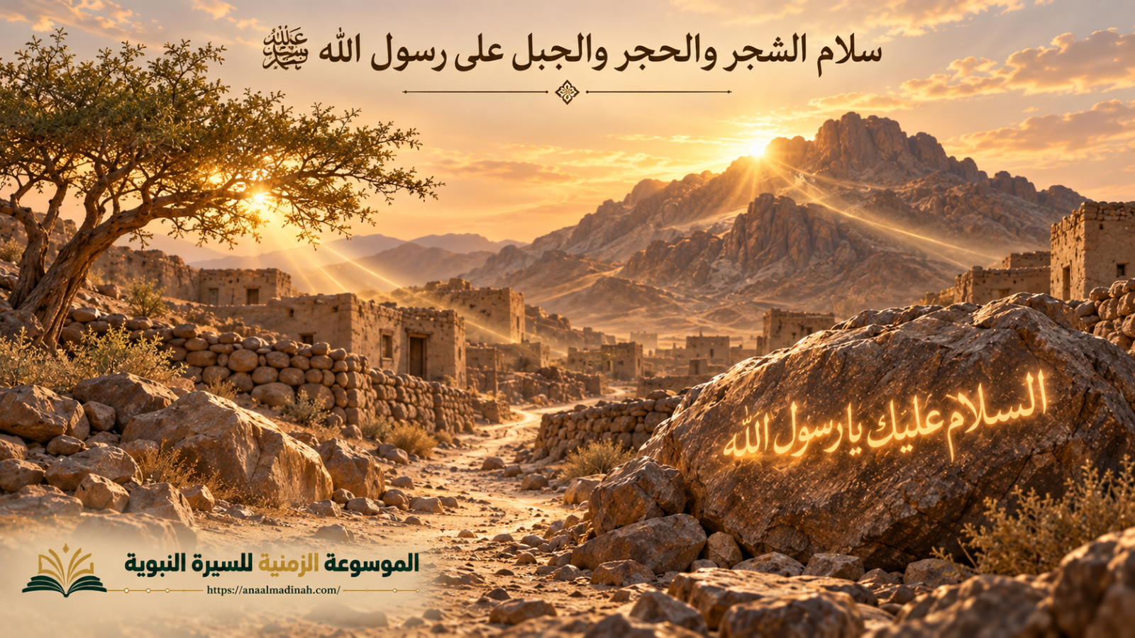 تسليم الشجر والحجر بيا رسول الله